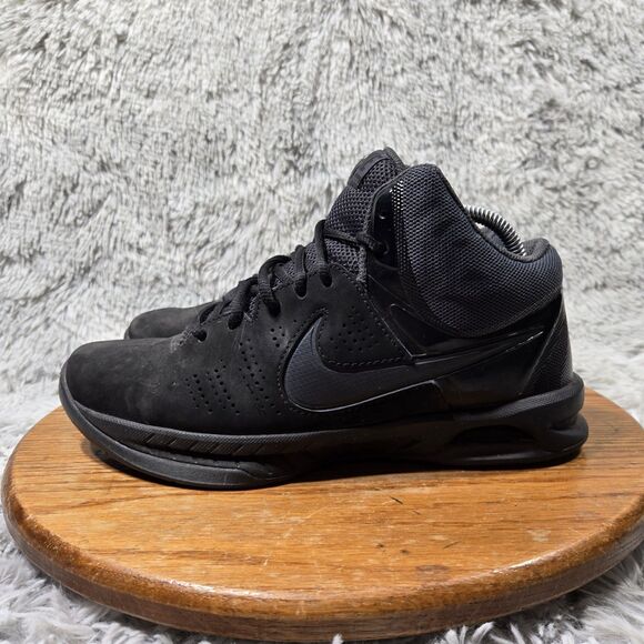 Nike Air Visi Pro 6 Mens Size 9.5 Retro Black Suede Basketball Shoes 749168-003 - Picture 2 of 8